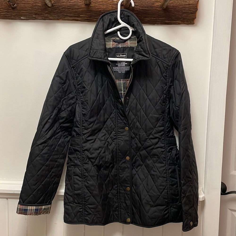 LLBean puffy barn coat